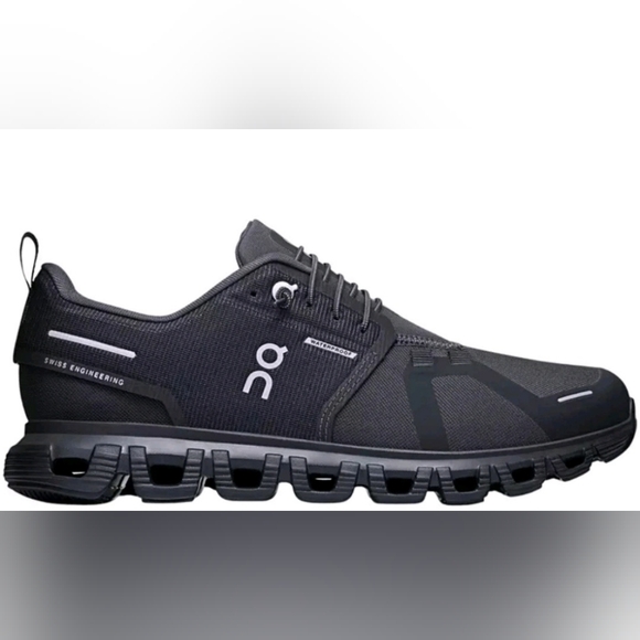 Size 12.5 - Men's ON CLOUD 6 Waterproof Black - Picture 1 of 10